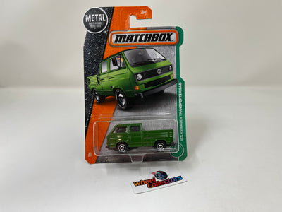 Volkswagen Transporter Cab #95 * Green w/ Tools in Bed * Matchbox Basic Series