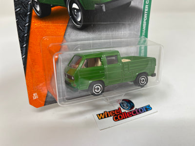 Volkswagen Transporter Cab #95 * Green w/ Tools in Bed * Matchbox Basic Series