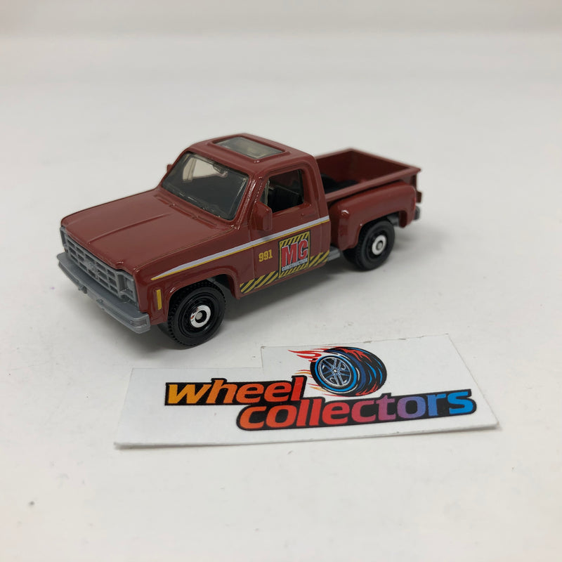 1975 Chevy Stepside Pickup * Brown * Matchbox Loose 1:64 Scale
