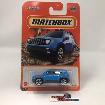 '19 Jeep Renegade #6 * BLUE * 2022 Matchbox Case C Release