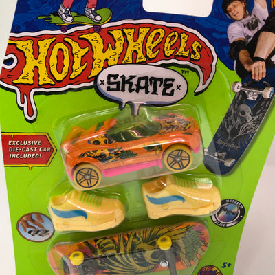 2023 Hot Wheels Skate * Hi Beam Car w/ Skate Board by Tony Hawk & Shoes