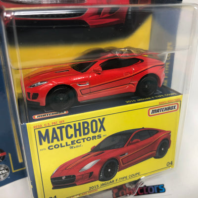 2015 Jaguar F-Type Coupe * RED * Matchbox Collectors Series Case L