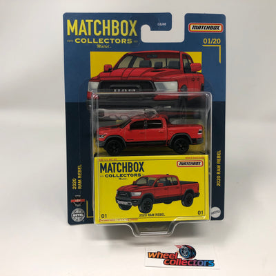 2020 RAM Rebel * Red * 2022 Matchbox Collectors Series Case M