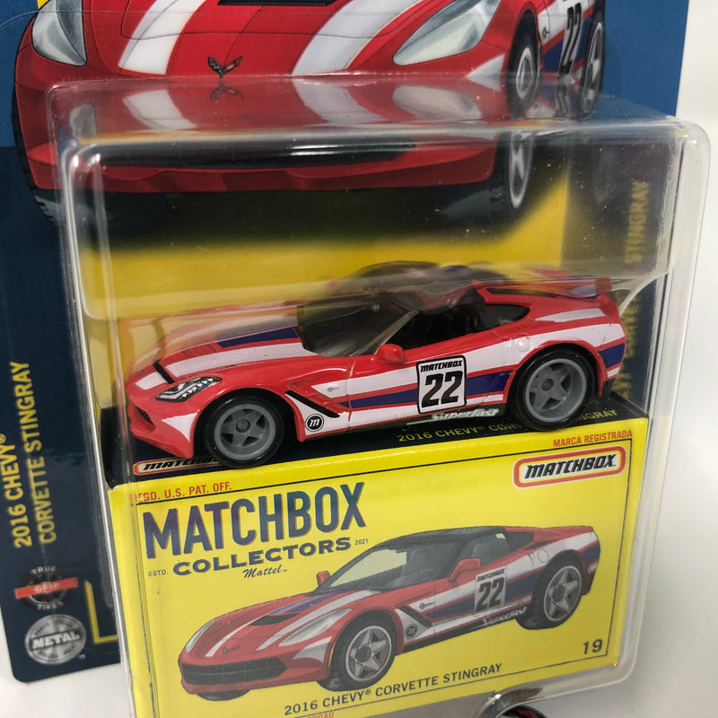 2016 Chevy Corvette Stingray * 2022 Matchbox Collectors Series Case M