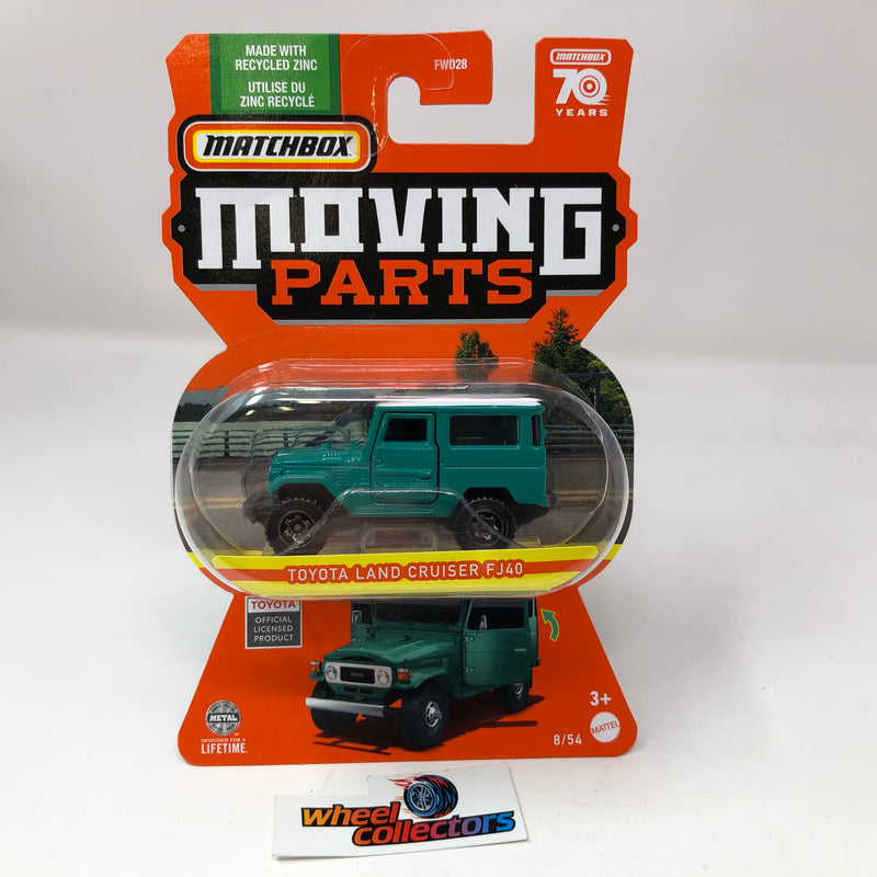 Toyota Land Cruiser FJ40 * Green * 2023 Matchbox Moving Parts Case B