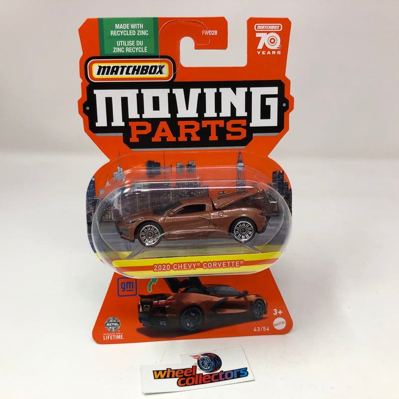 2020 Chevy Corvette * Brown * 2023 Matchbox Moving Parts Case B