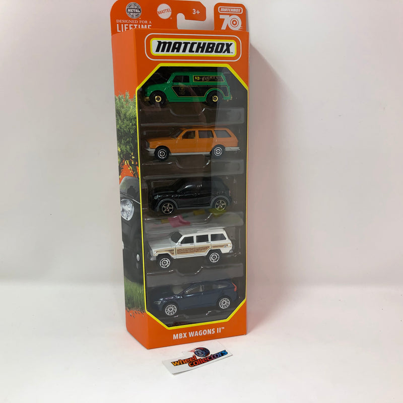 MBX Wagons II w/ Wagoneer * 2023 Matchbox 5-Pack Case M