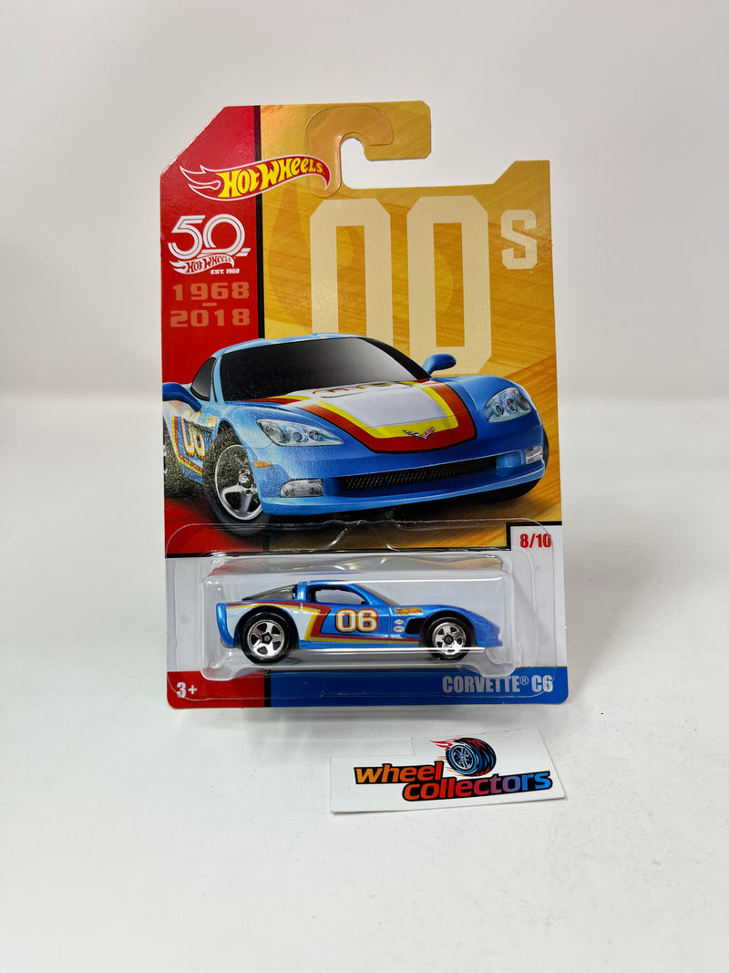 Corvette C6 * Blue * Hot Wheels Target Throwback Decades