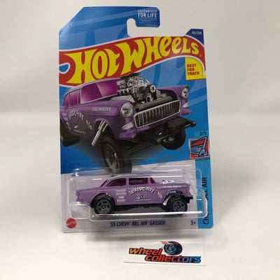 '55 Chevy Bel Air Gasser #43 * Purple * 2022 Hot Wheels Case G
