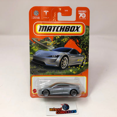 Tesla Roadster #91 * Silver * 2023 Matchbox P Case 70th Ann.