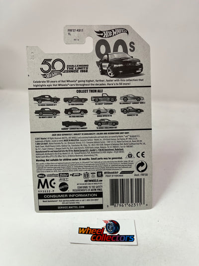 '99 Ford Mustang Sheriff * Black * Hot Wheels Throwback Decades Target Exclusive