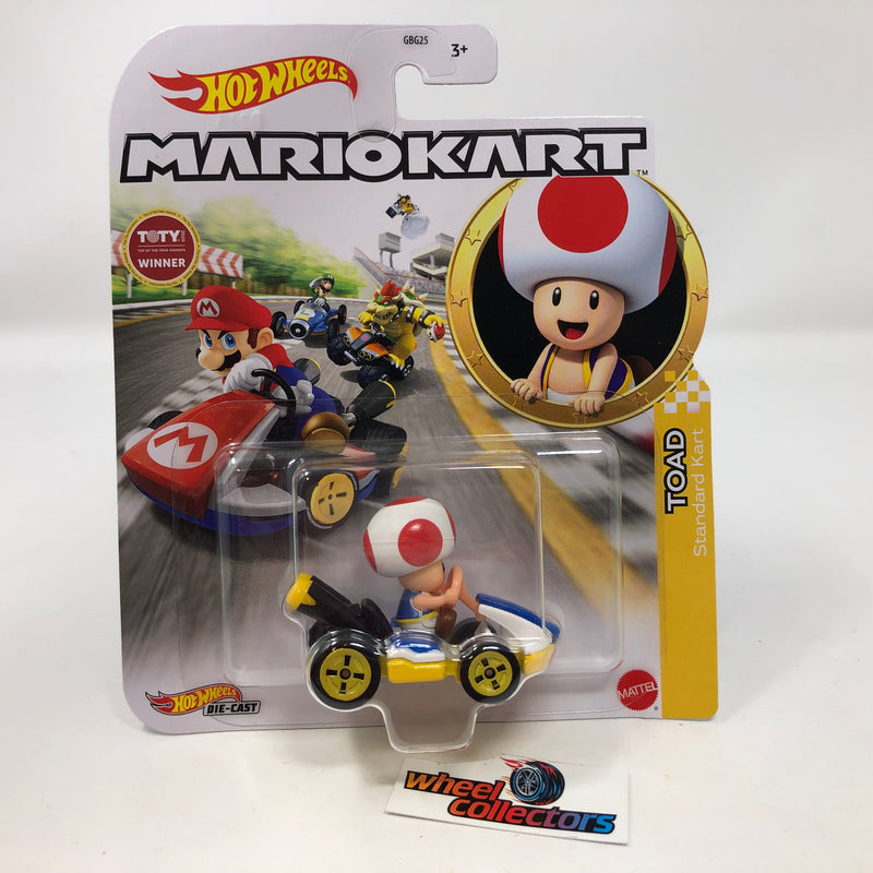 Toad Standard Kart * Hot Wheels MARIO KART Nintendo Case V Release