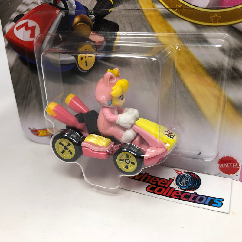 CAT Peach Standard Kart * Hot Wheels MARIO KART Nintendo Case V Release