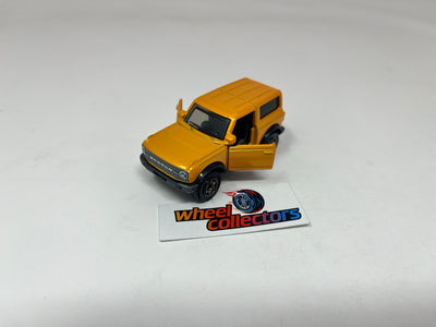 2021 Ford Bronco * Yellow * Matchbox Moving Parts Loose 1:64 Scale Model