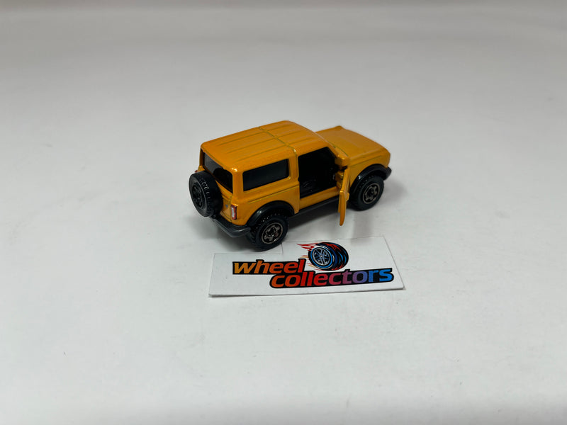 2021 Ford Bronco * Yellow * Matchbox Moving Parts Loose 1:64 Scale Model