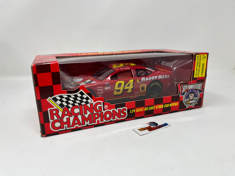 Bill Elliot Happy Meal 1:24 Scale Car * Racing Champions 50th Nascar