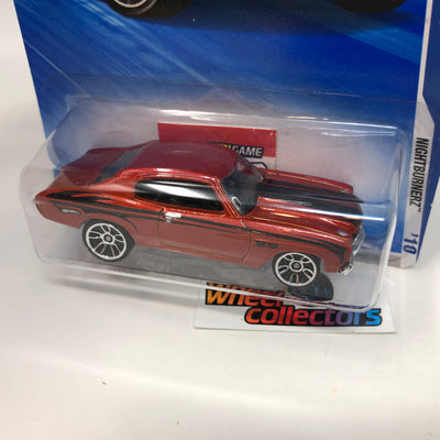 '70 Chevelle SS #98 * Red * 2010 Hot Wheels KTS Promo Card