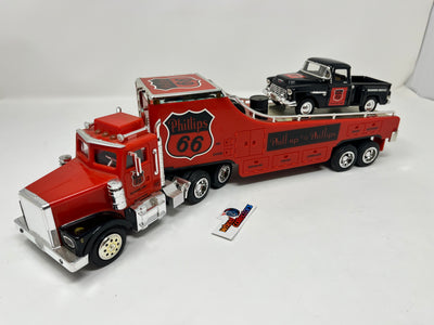 Phillips 66 Auto Hauler Car Carrier w/ Truck 1:32 Scale by Taylor Made Trucks