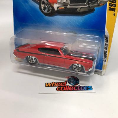'70 Buick GSX #7 * RED * 2009 Hot Wheels New Models
