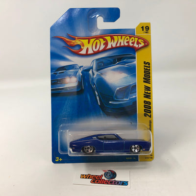 '69 Ford Torino Talladega #19 * Blue * 2008 Hot Wheels New Models