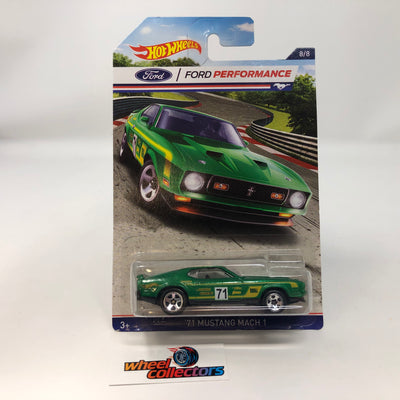 '71 Mustang Mach 1 * Green * Hot Wheels Ford Performance Series