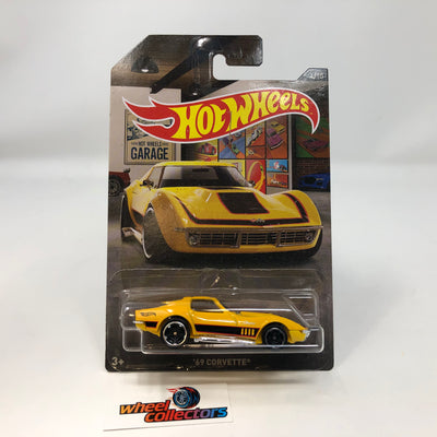 '69 Corvette * Yellow * Hot Wheels Store Exclusive Garage Series