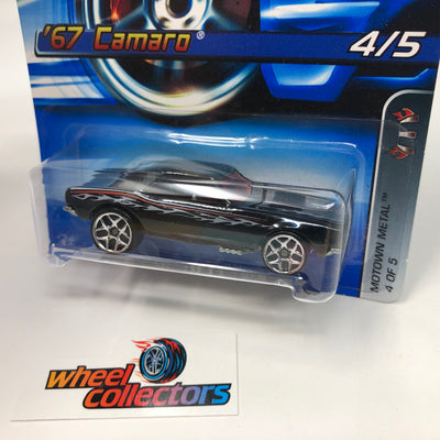 '67 Camaro #89 * Black w/ Y5 Rims * 2006 Hot Wheels