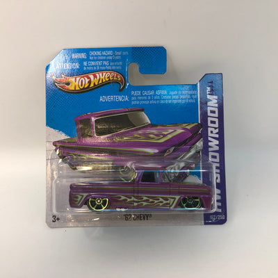 '62 Chevy #162 * Purple * 2013 Hot Wheels Short Card