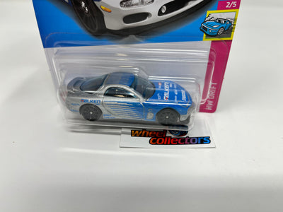 '95 Mazda RX-7 #177 * Silver * 2022 Hot Wheels USA Card