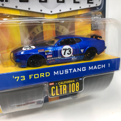'73 Ford Mustang Mach 1 * Blue * Jada Toys Bigtime Muscle