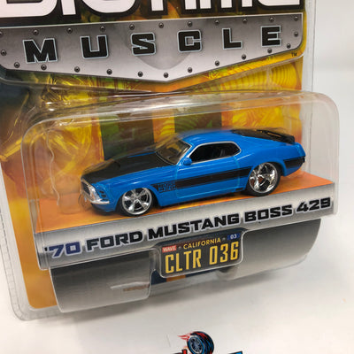 '70 Ford Mustang Boss 429 * Blue * Jada Toys Bigtime Muscle