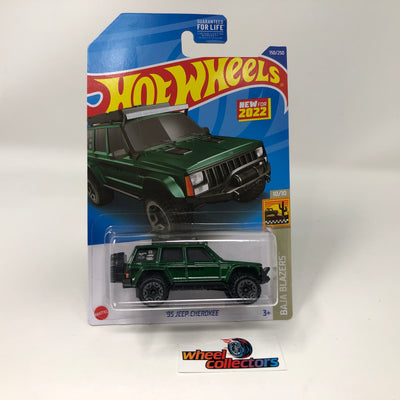 '95 Jeep Cherokee #150 * Green * 2022 Hot Wheels