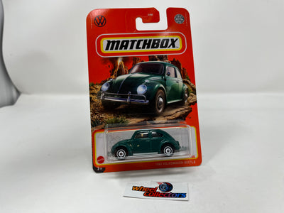 1962 Volkswagen Beetle #93 * Green * Matchbox Basic Series