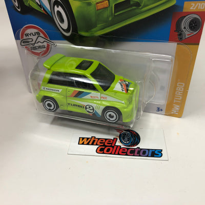 '85 Honda City Turbo II #13 * GREEN * 2022 Hot Wheels
