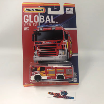 Scania P 360 Fire Truck #14 * Matchbox Global Series