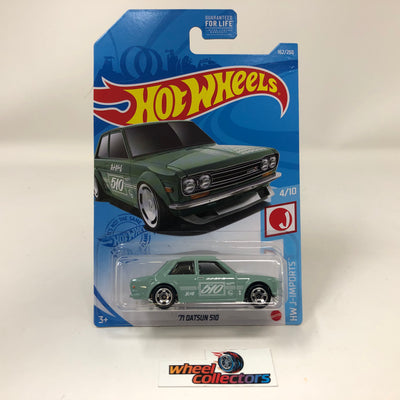 '71 Datsun 510 #162 * Green * 2021 Hot Wheels