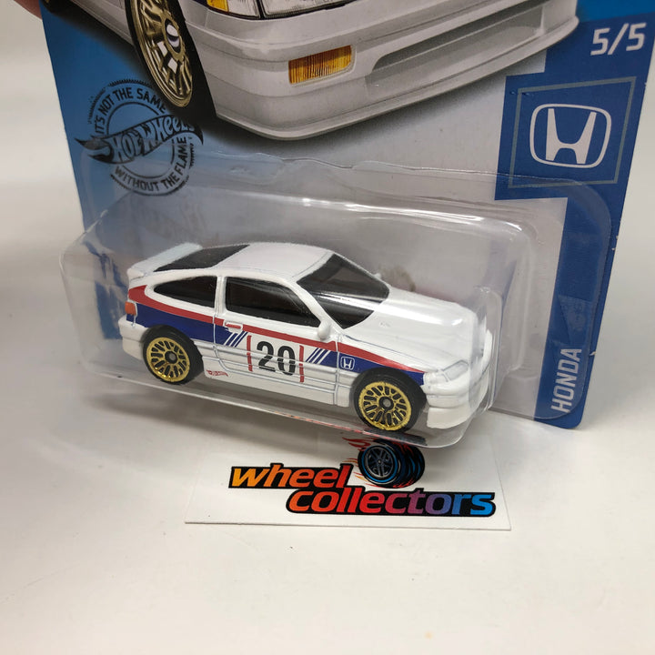 88 Honda CR-X #123 * White * 2020 Hot Wheels – Wheelcollectors LLC