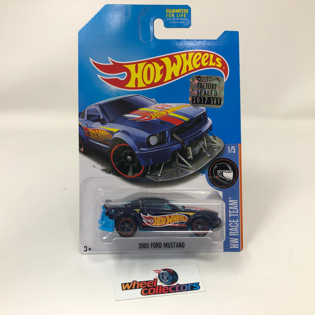 2005 Ford Mustang SUPER TREASURE HUNT 2017 Hot Wheels IN PROTECTOR Wheelcollectors LLC