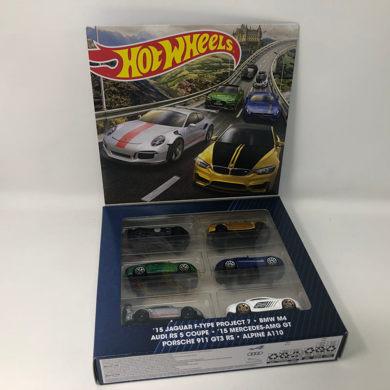 2024 HOT WHEELS Premium German Racers Diorama Garage Box 4 auto set 2024 HOT WHEELS Premium German Racers Diorama Garage Box 4 auto set