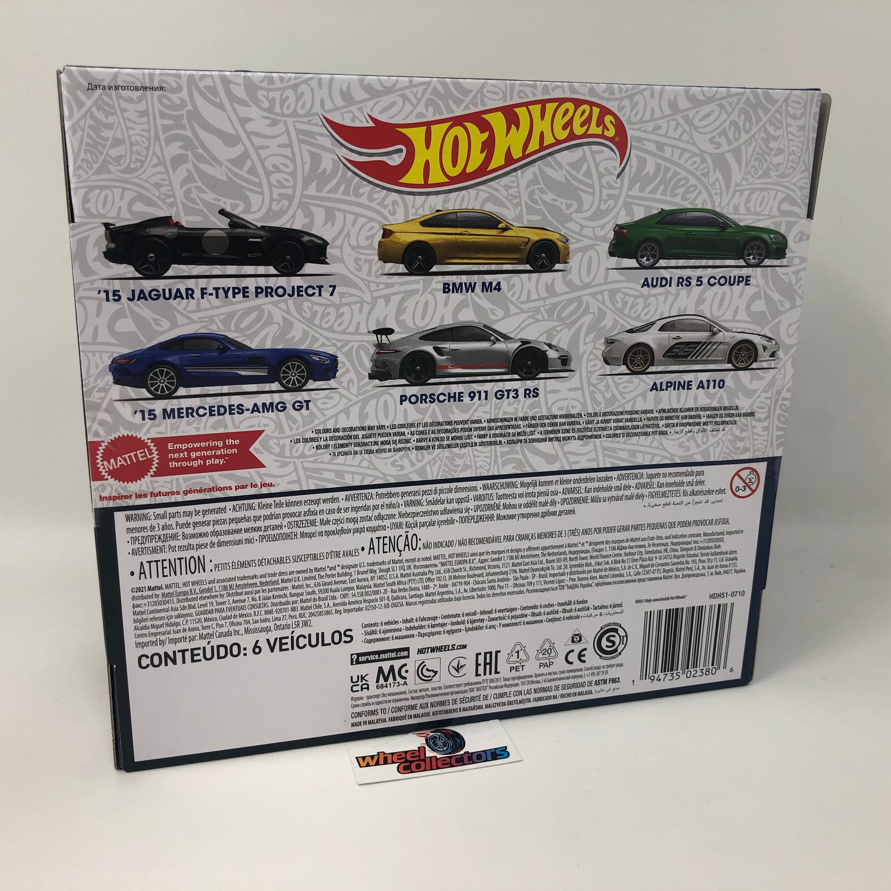 6 Pack European Cars * 2022 Hot Wheels Euro Exotics Cars