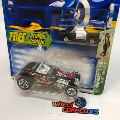 Deuce Roadster #77  w/ Atomix Car * 2003 Hot Wheels