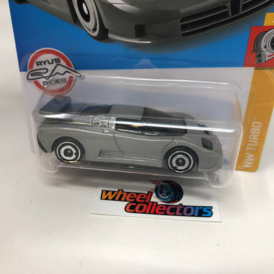 '94 Bugatti EB110 SS #65 * Silver * 2022 Hot Wheels International Card