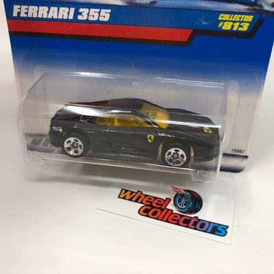 Ferrari 355 #813 * Black w/ 5sp Rims * 1998 Hot Wheels