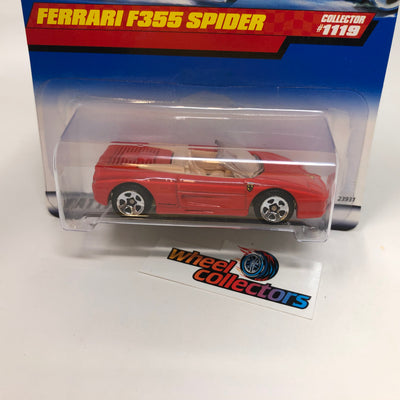 Ferrari F355 Spider #1119 * RED w/ 5sp Rims * 1998 Hot Wheels