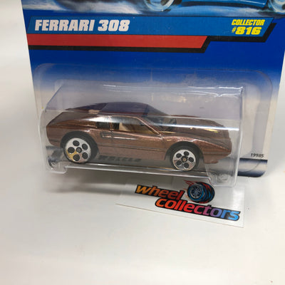Ferrari 308 #816 * Brown * 1998 Hot Wheels
