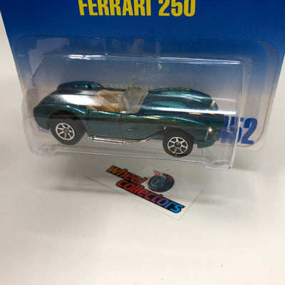 Ferrari 250 #452 * Green * Hot Wheels Blue Card