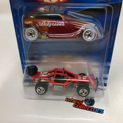 Walgreens 2-Pack Promo w/ Roll Cage * 2000 Hot Wheels