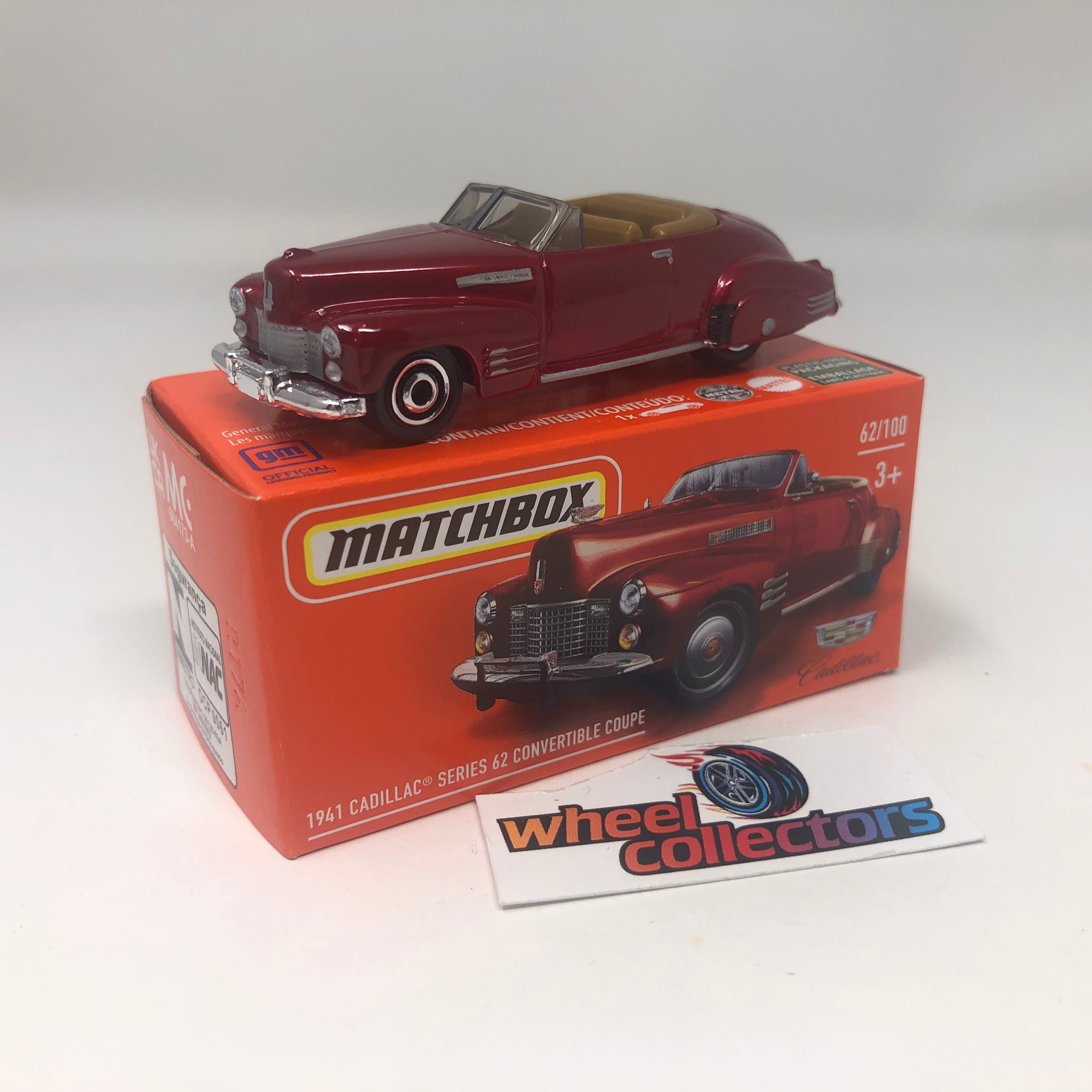 1941 Cadillac Series 62 Coupe * 2022 Matchbox POWER GRABS Case D Relea ...