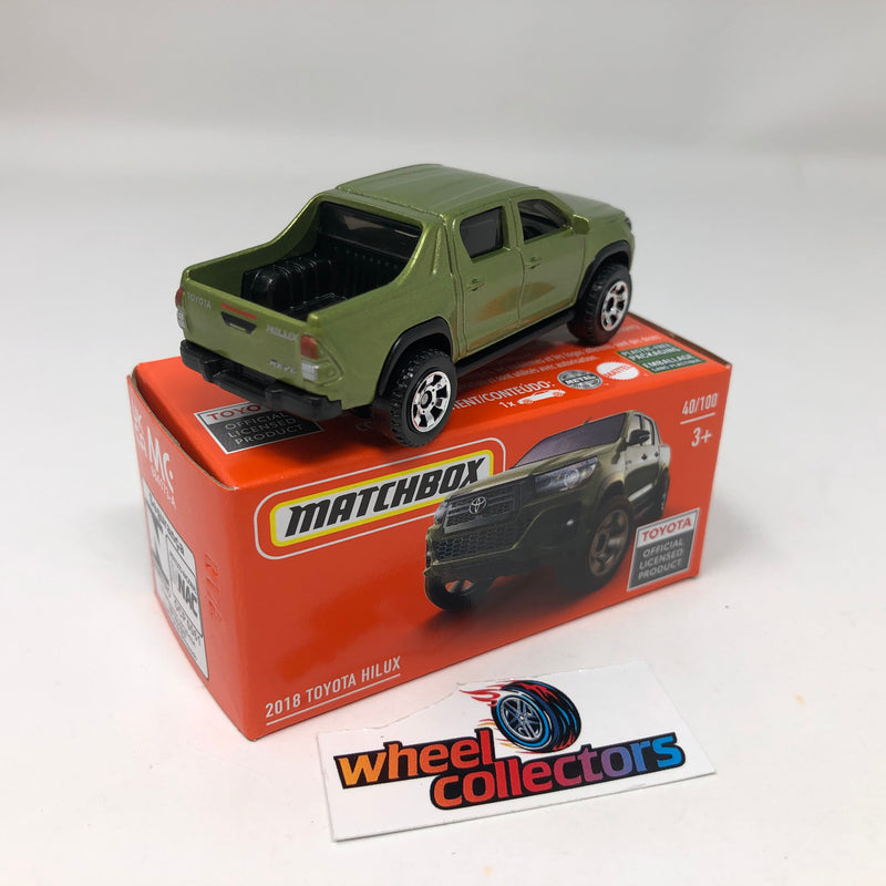 2018 Toyota Hilux * 2022 Matchbox POWER GRABS Case D Release