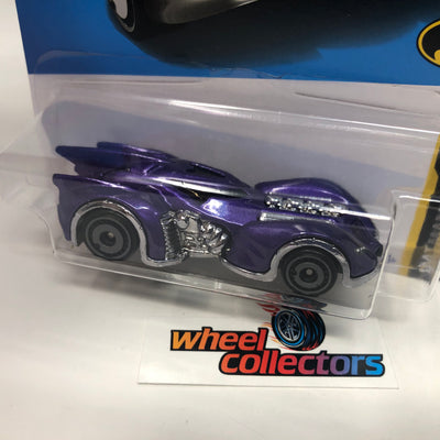 Arkham Asylum Batmobile #32 * Purple * 2022 Hot Wheels Case M Release